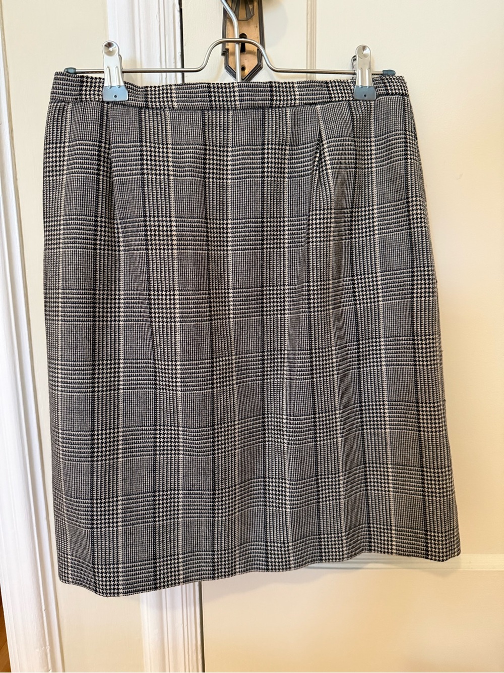Valentino Classic Plaid Knee-Length Skirt